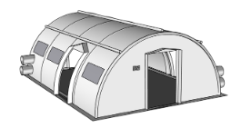 高压帐篷-4门48㎡